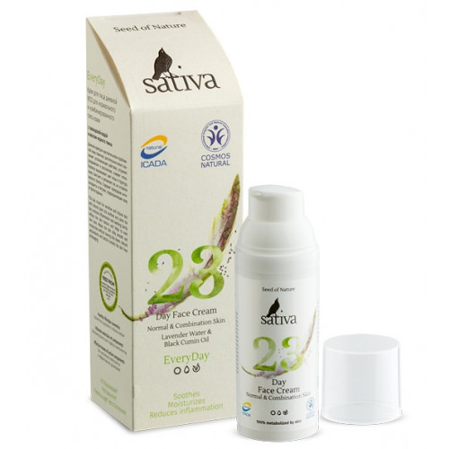 Крем для лица   №23   дневной, для нормальной и комбинированной кожи   50мл Sativa